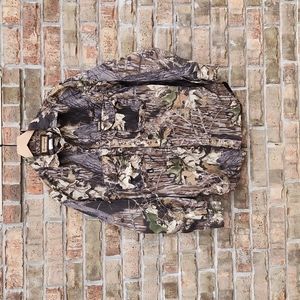 Remington Camo Hunting Button Up Shirt Size Large